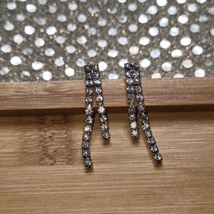 Costume diamond earrings